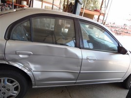 2002 Honda Civic LX Silver Sedan 1.7L AT #A24935